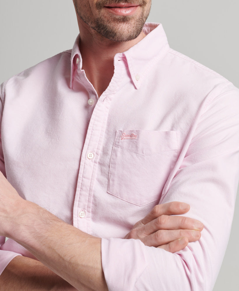 Washed Oxford Shirt - Pink