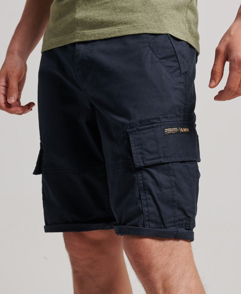 Organic Cotton Core Cargo Shorts - Navy