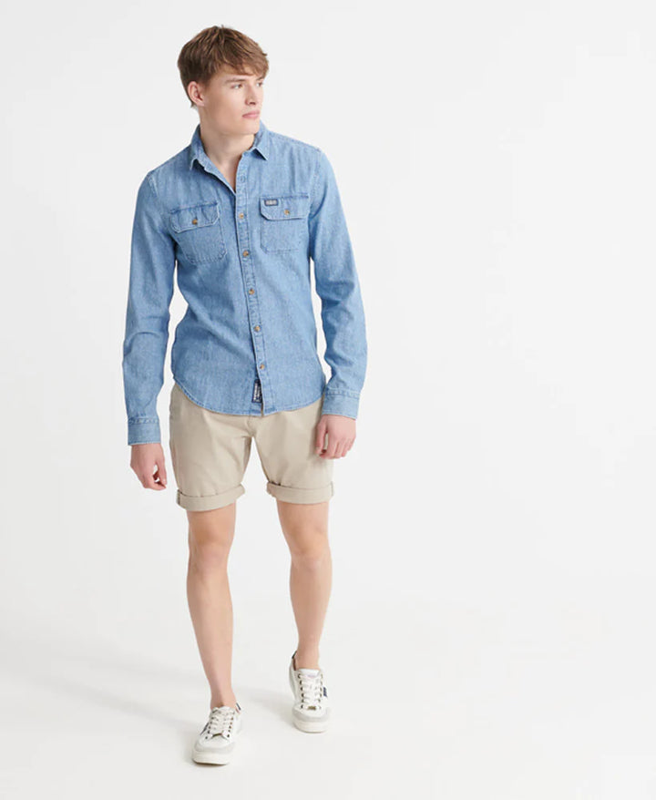 Superdry international 2025 chino shorts