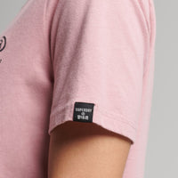 Vintage Logo Boho Sparkle T-Shirt - Pink