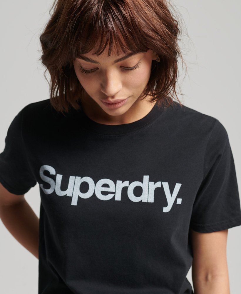 Core Logo T-Shirt Black