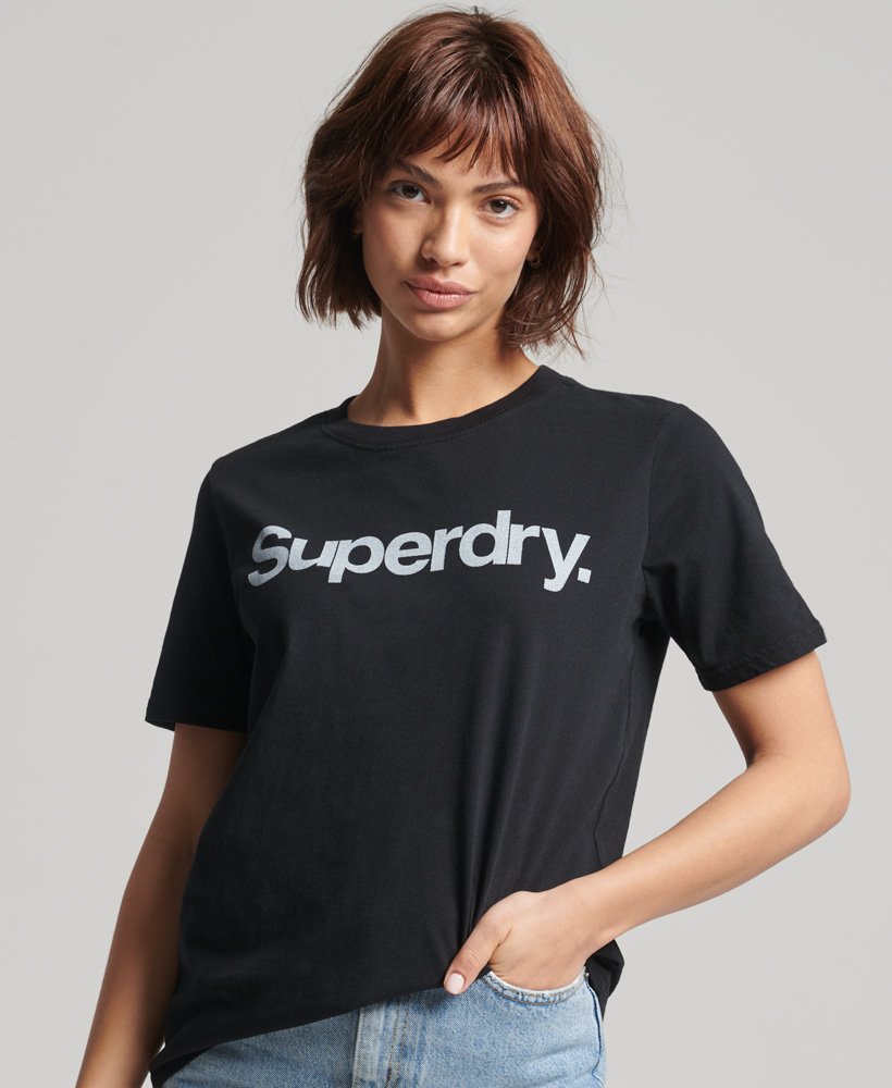 Core Logo T-Shirt Black