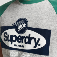 Core Logo Graphic Raglan T-Shirt - Athletic Grey Marl
