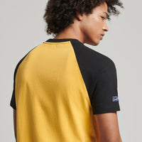 Core Logo Graphic Raglan T-Shirt - Pigment Yellow