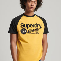 Core Logo Graphic Raglan T-Shirt - Pigment Yellow