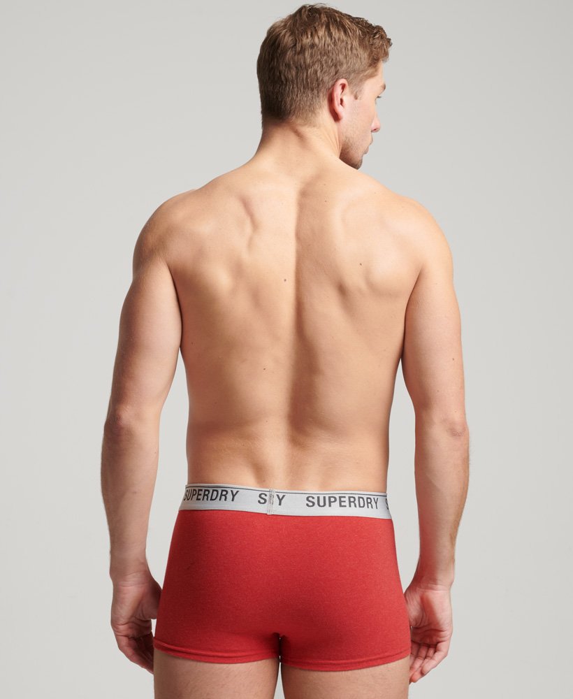 Organic Cotton Trunk Triple Pack - Red