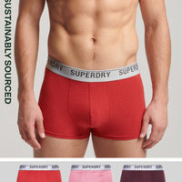 Organic Cotton Trunk Triple Pack - Red