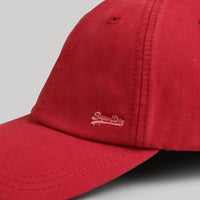 Vintage Embroidered Cap - Varsity Red