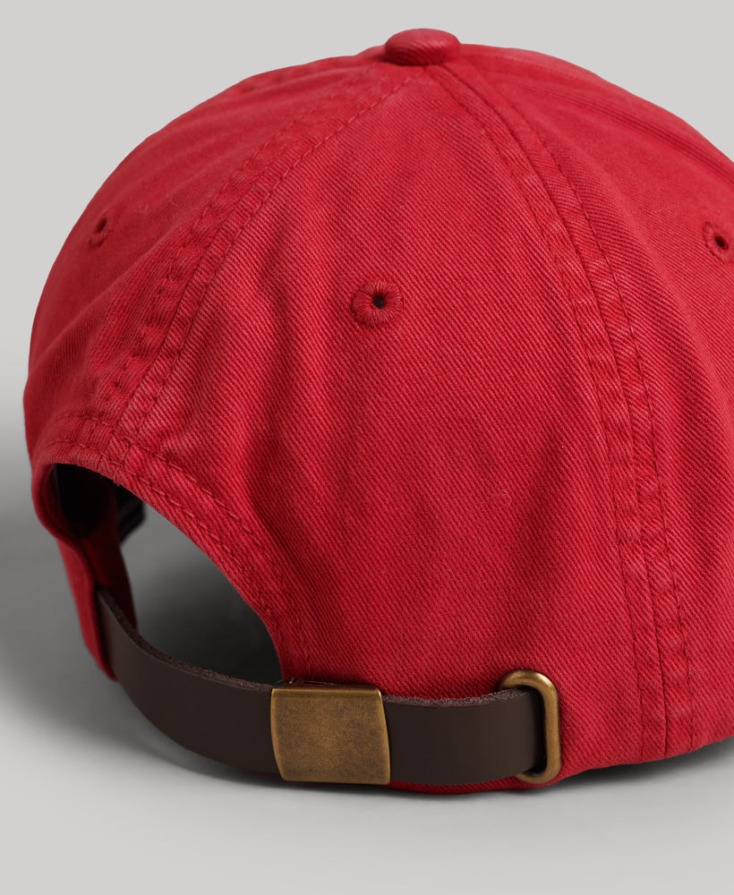 Vintage Embroidered Cap - Varsity Red