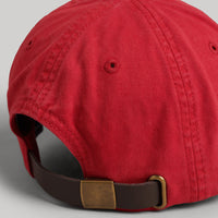 Vintage Embroidered Cap - Varsity Red