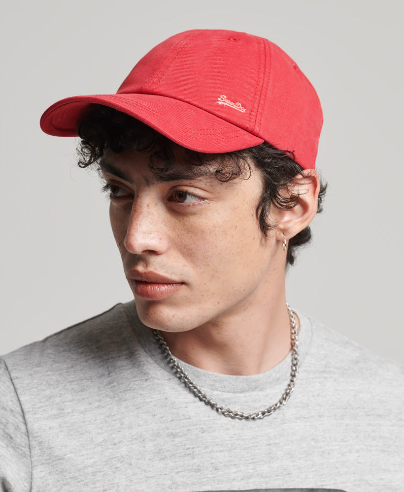 Vintage Embroidered Cap - Varsity Red