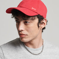 Vintage Embroidered Cap - Varsity Red