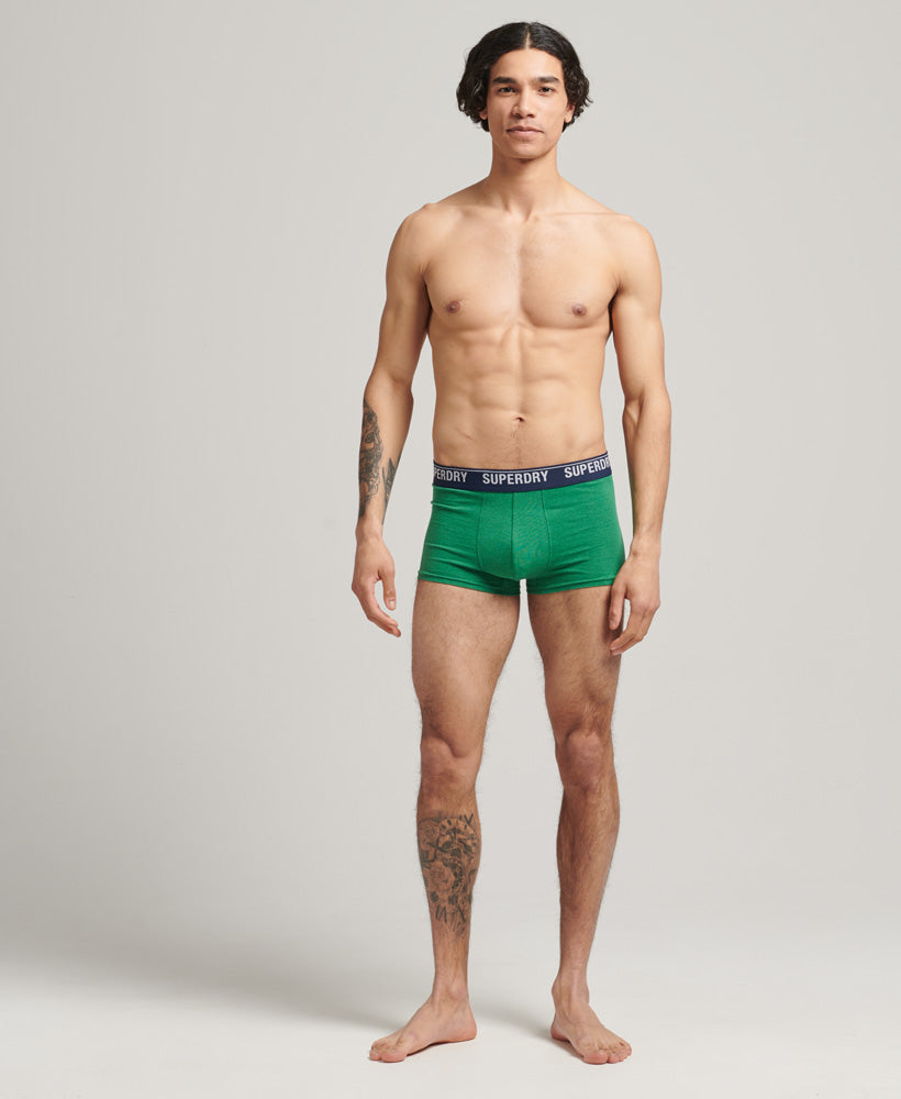 Organic Cotton Trunk Triple Pack - Enamel/Oregon/Bright Green/White