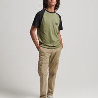 Cooper Classic Raglan T-Shirt - Hushed Olive Grit