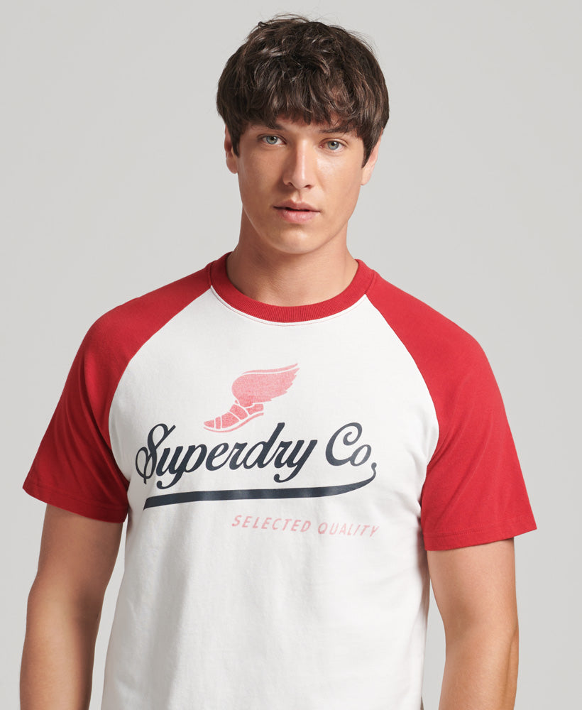 Achilles Graphic Raglan T-Shirt - Ecru