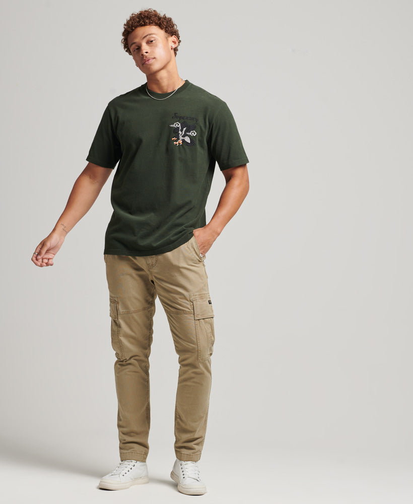 Suika Graphic T-Shirt - Dark Grey Green