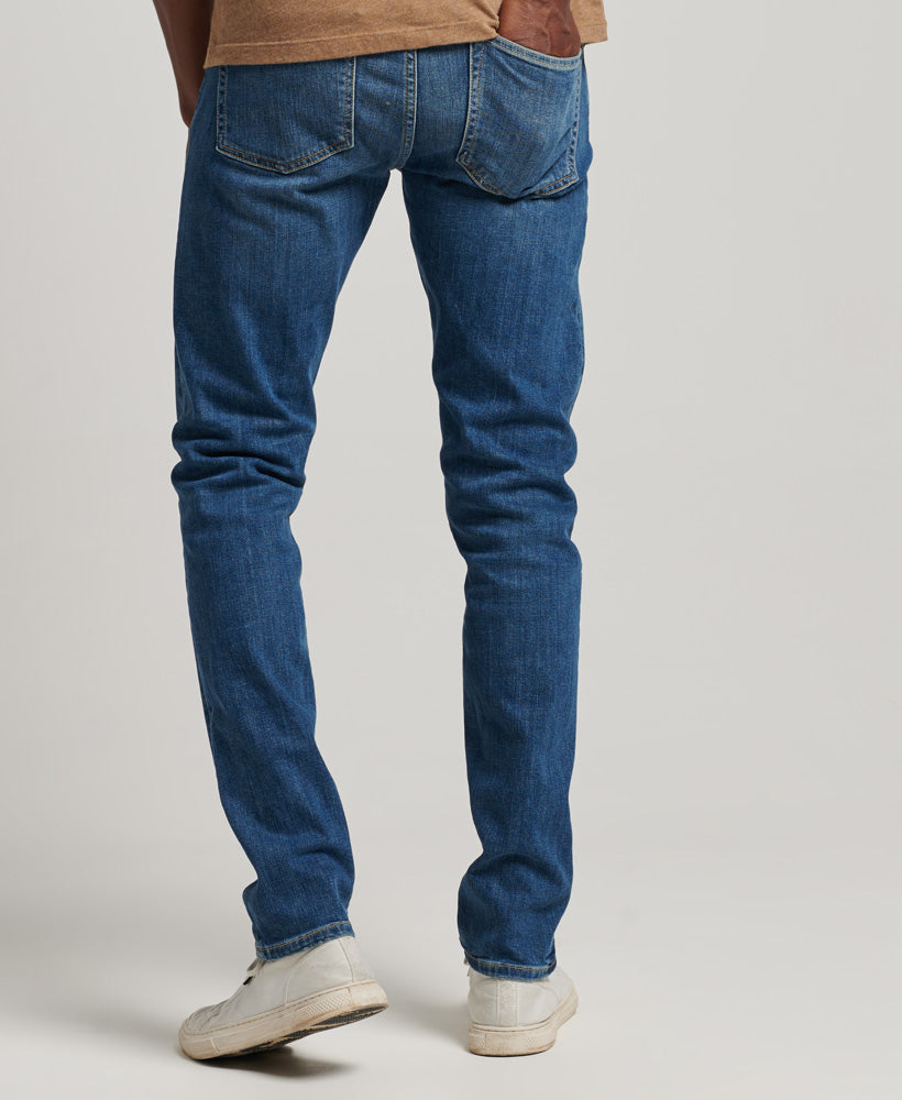 Organic Cotton Slim Jeans - Mercer Mid Blue