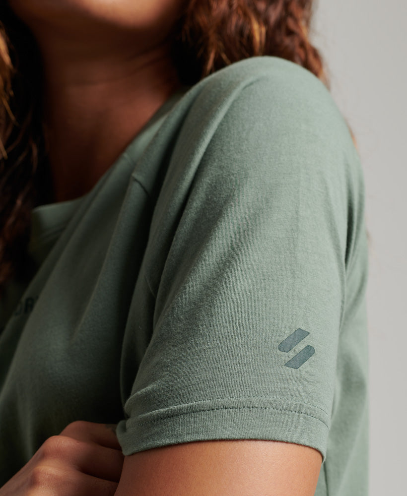 Organic Cotton Core Short Sleeve T-Shirt - Laurel Khaki