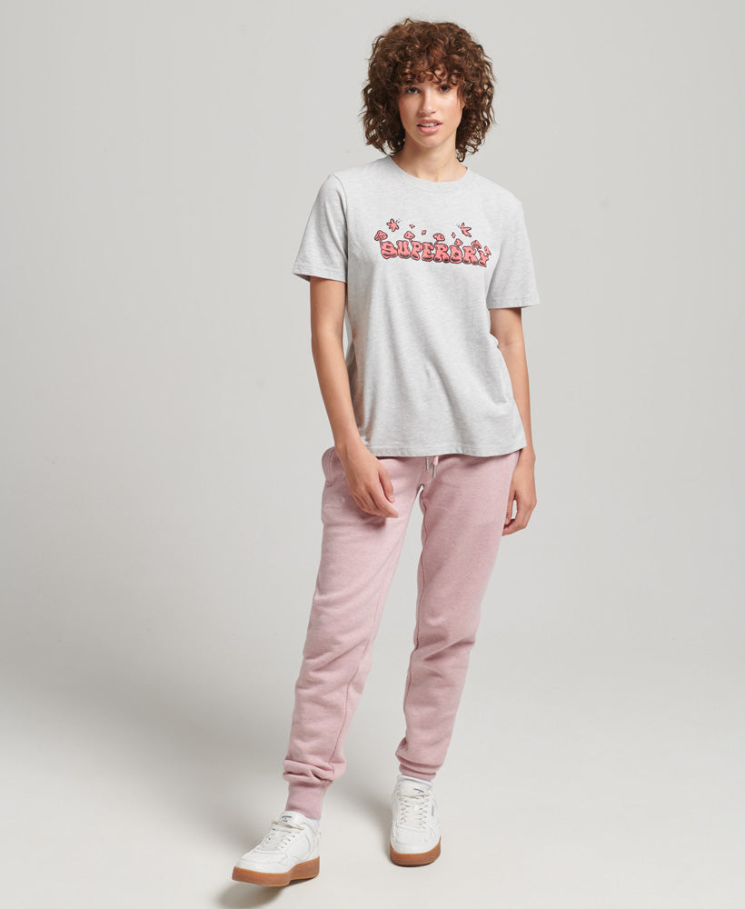 Woodland Graphic T-Shirt - Glacier Grey Marl