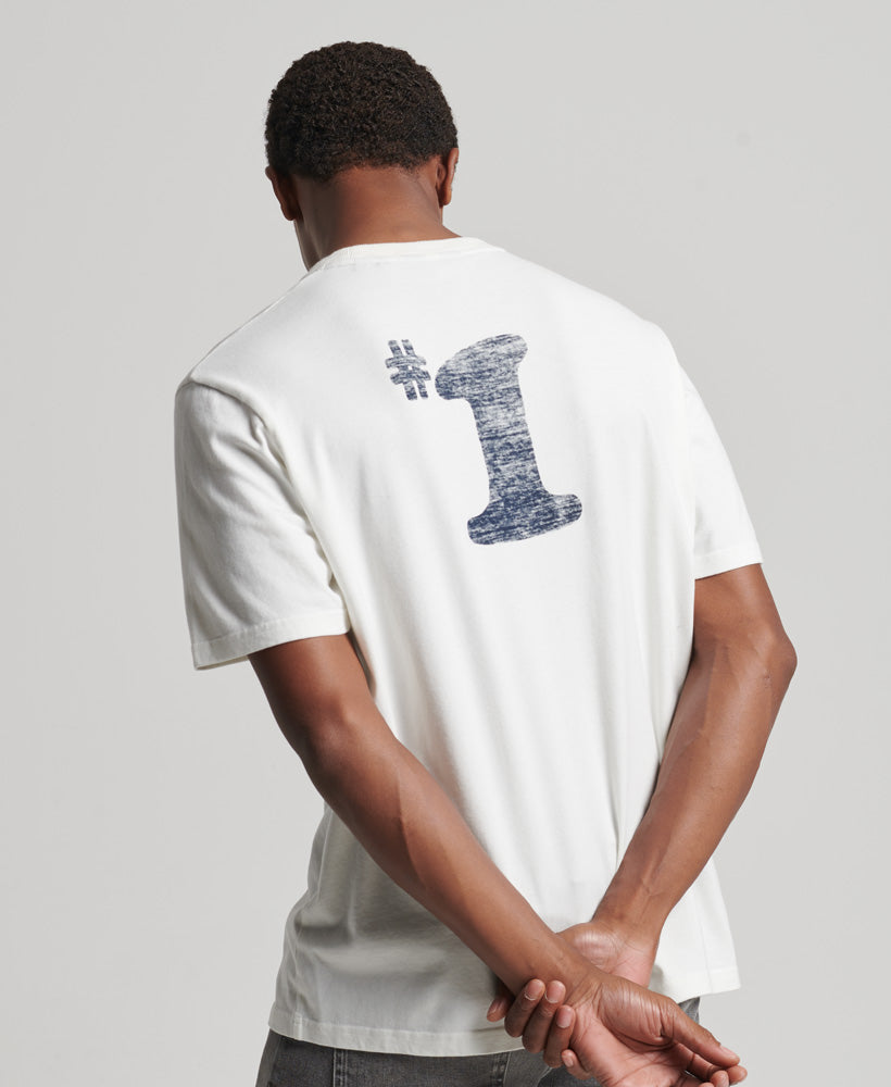 Cooper Retro 70S Graphic T-Shirt - Ecru