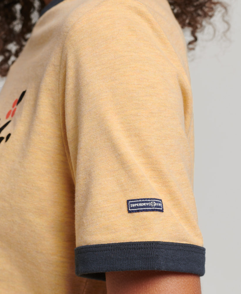 Cooper Nostalgia T-Shirt - Ochre Marl-Eclipse Navy