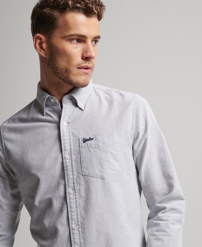 Washed Oxford Shirt - Navy
