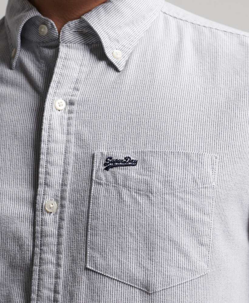 Washed Oxford Shirt - Navy