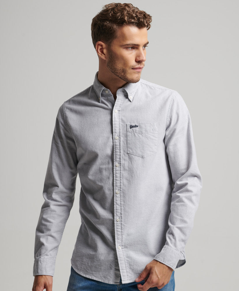 Washed Oxford Shirt - Navy