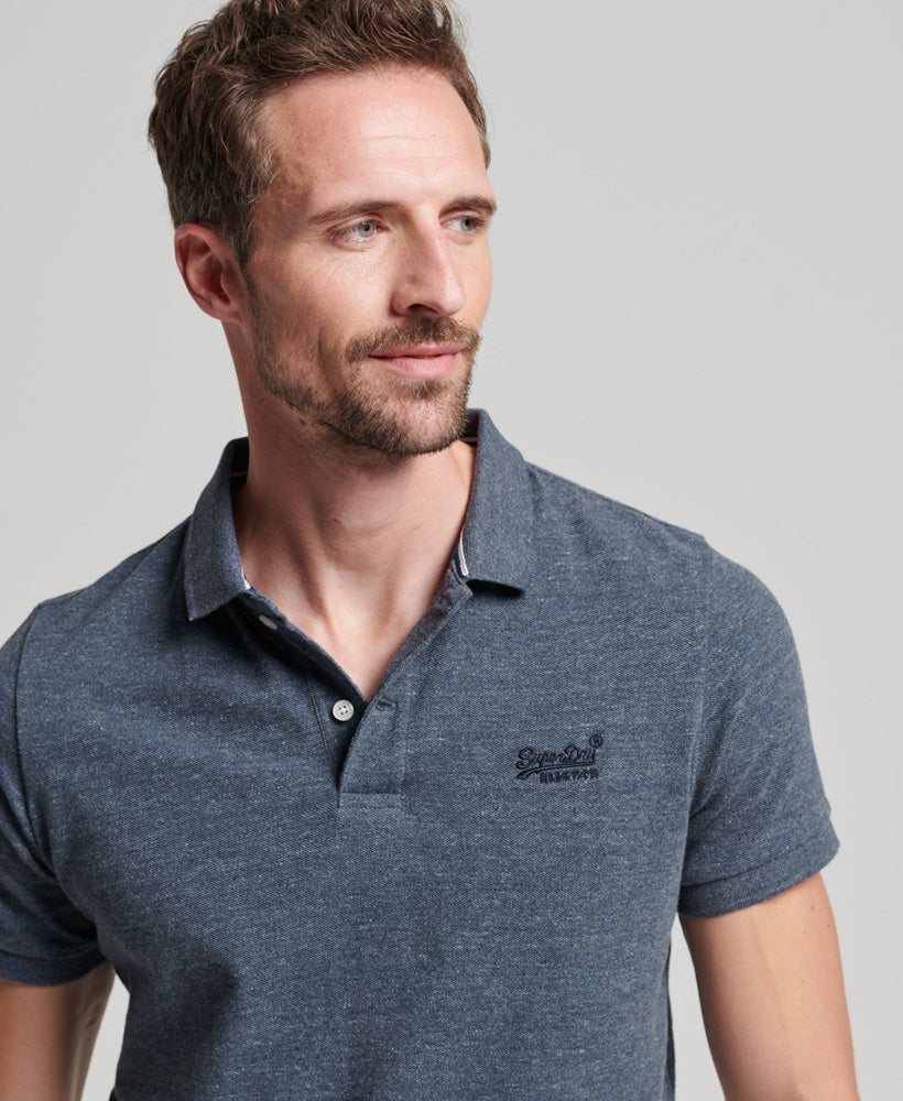 Classic Pique Polo Shirt - Navy