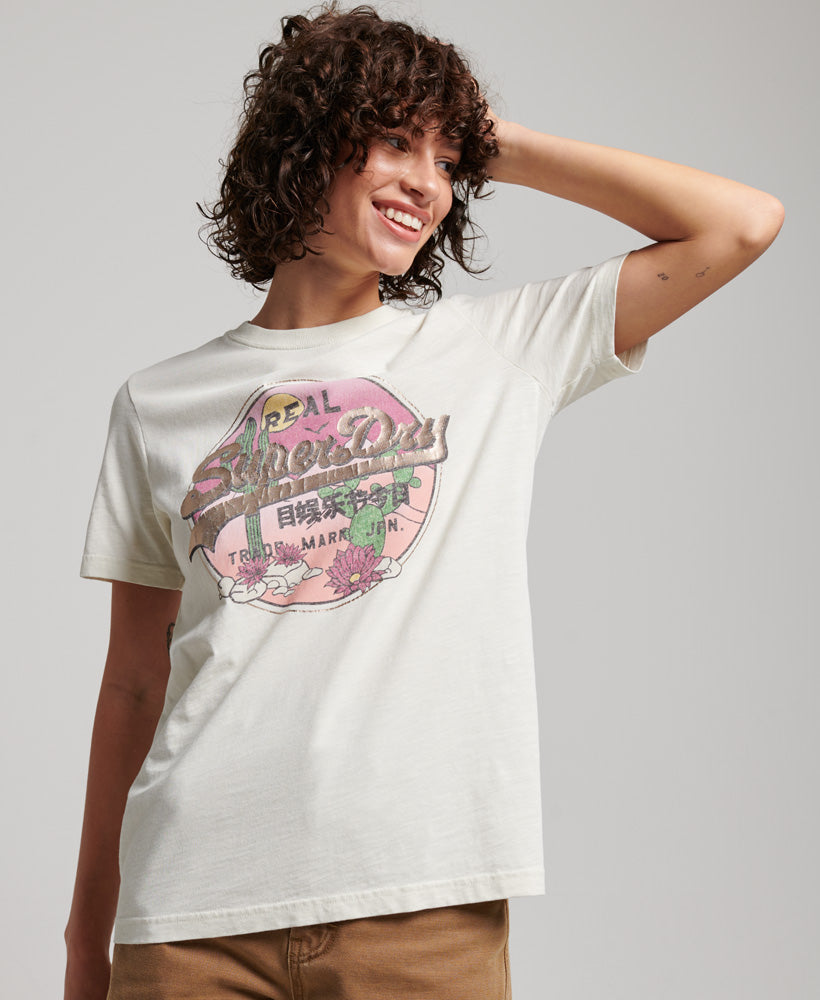 Vintage Logo Narrative T-Shirt - Off White