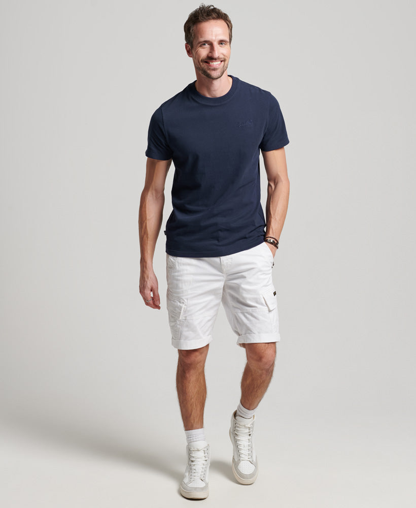 Organic Cotton Essential Logo T-Shirt - Navy