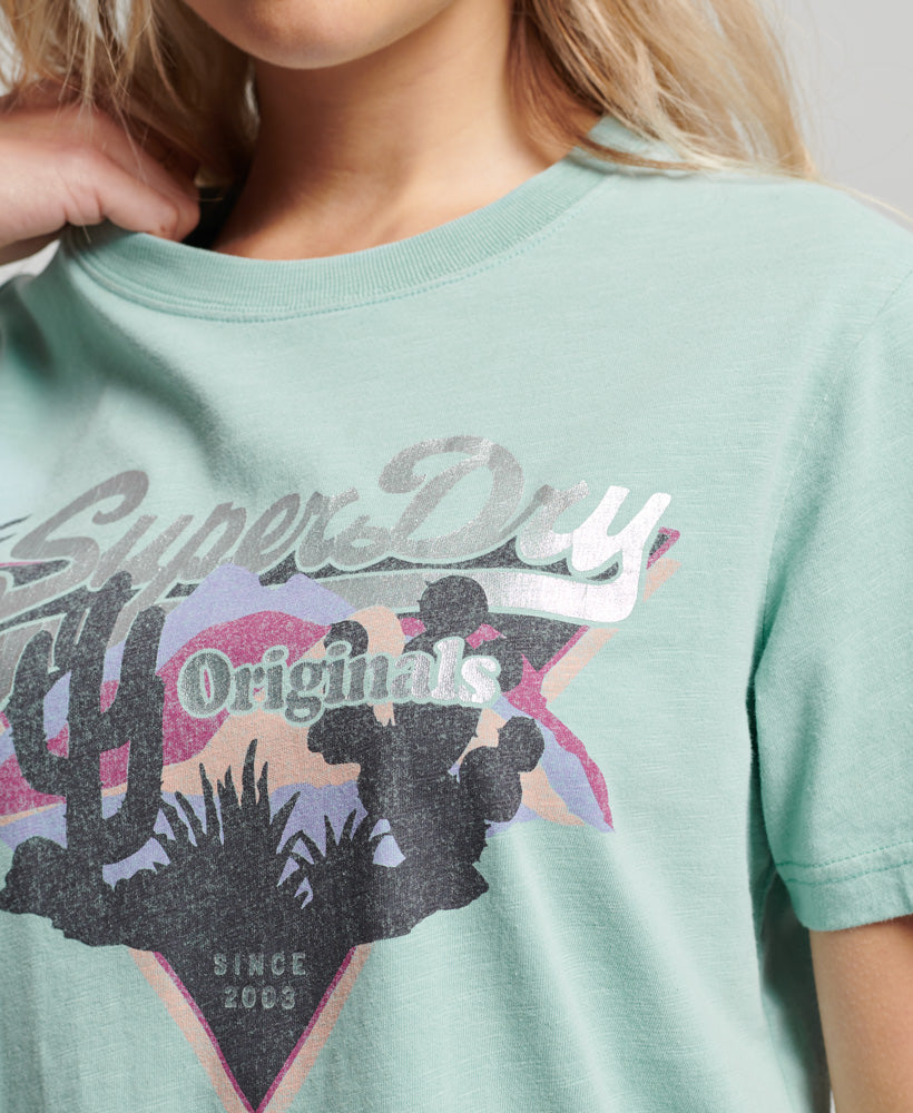 Vintage Logo Narrative T-Shirt - Green