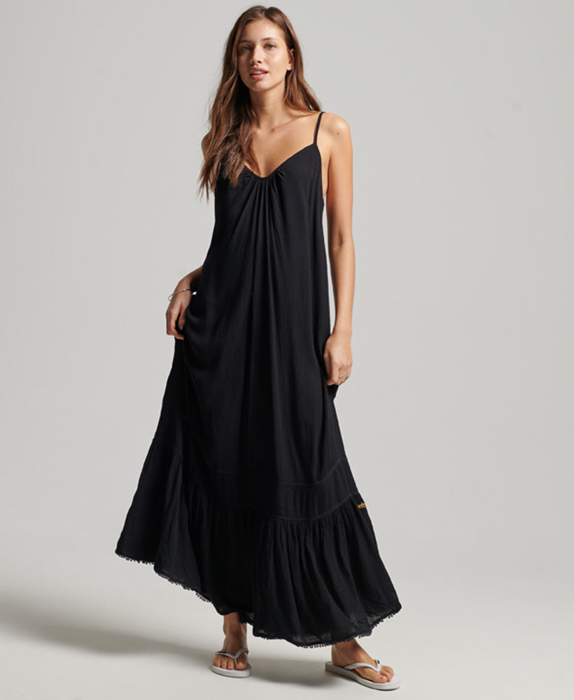Long Cami Dress - Dark Grey