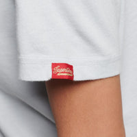 Metallic Core Logo T-Shirt - Ice White