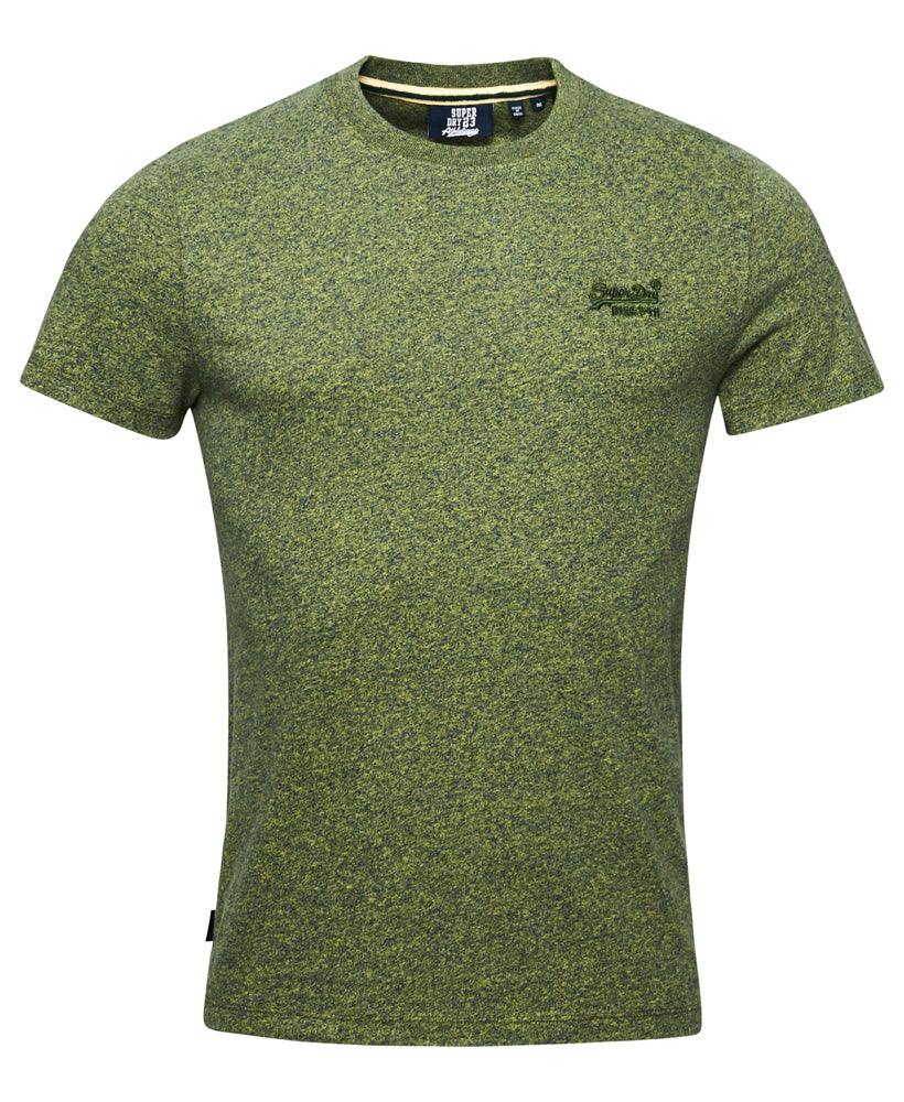 Organic Cotton Essential Logo T-Shirt - Vine Green Marl