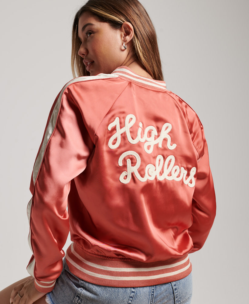 Roller Derby Jacket - Coral