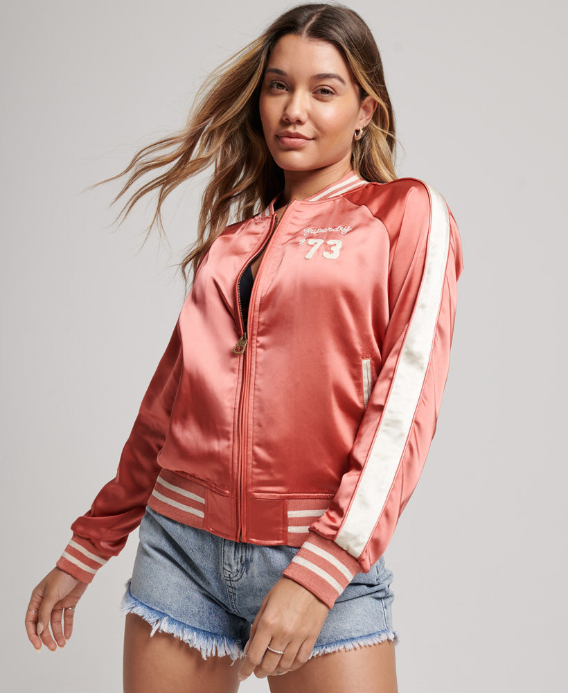 Roller Derby Jacket - Coral