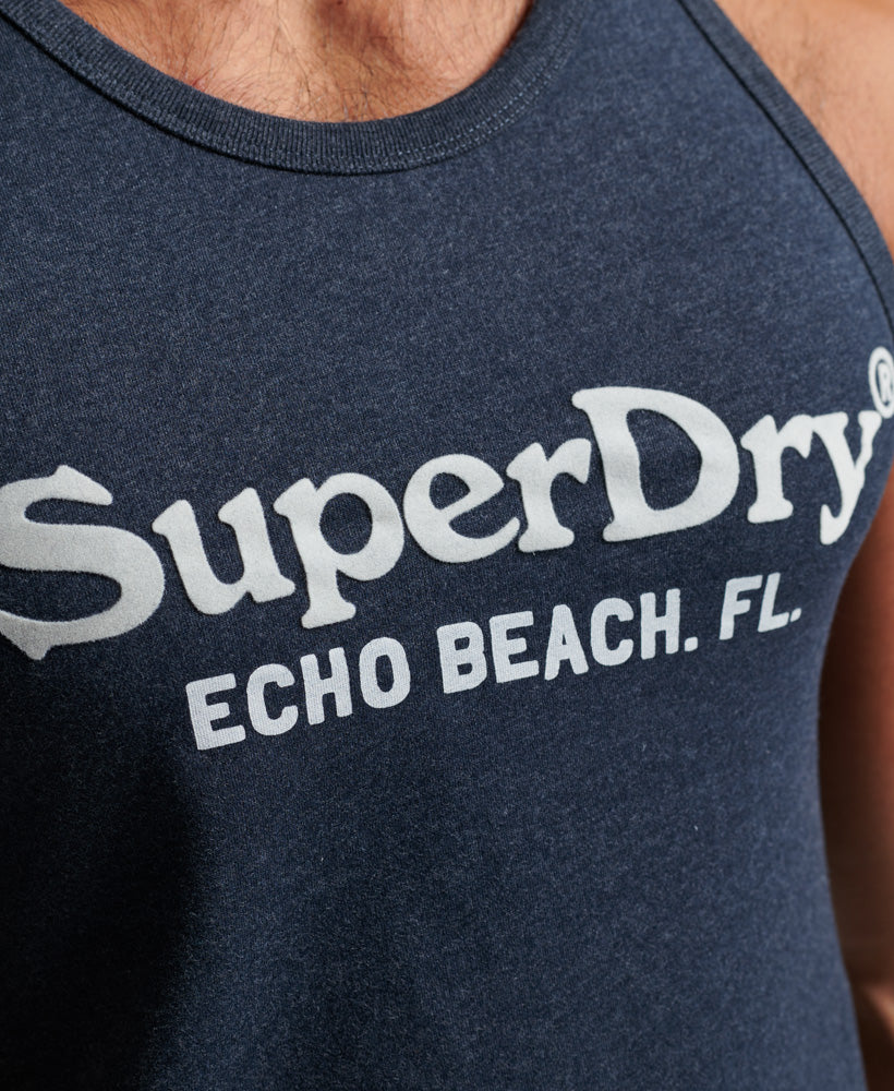 Vintage Venue Classic Vest Top - Navy