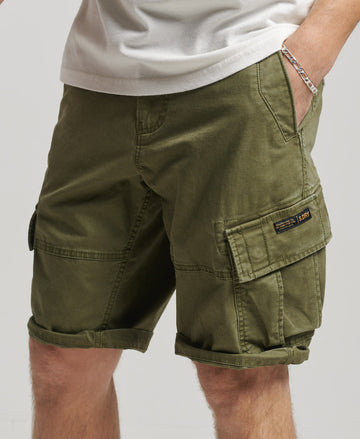 Organic Cotton Core Cargo Shorts - Authentic Khaki