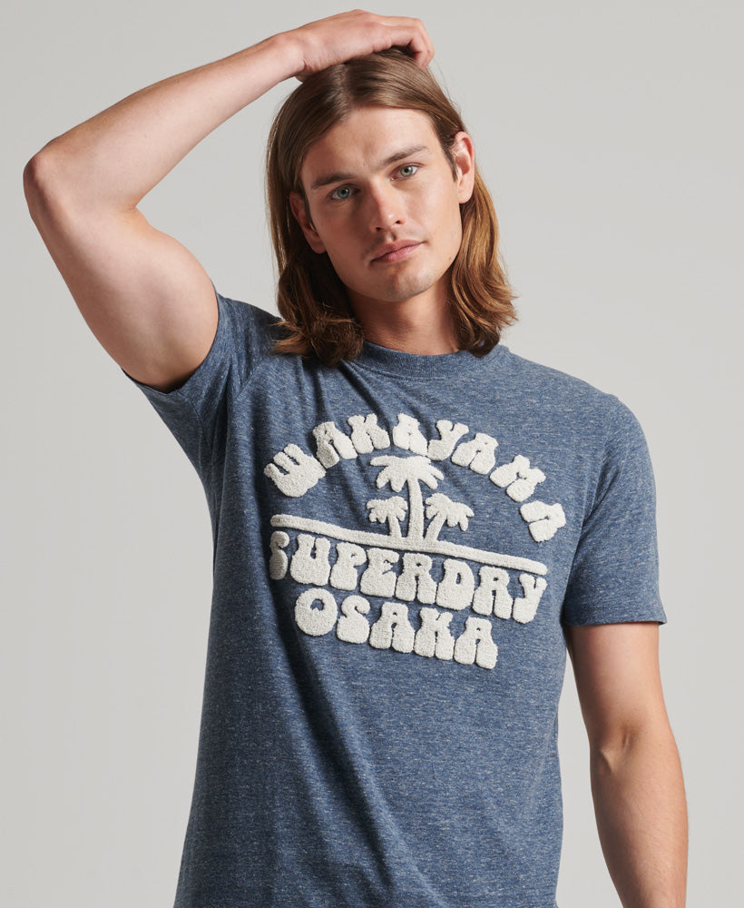 Great Outdoors Applique T-Shirt - Blue