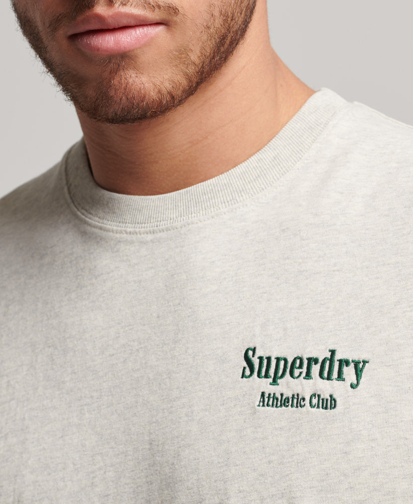 Code Athletic Club Embroidered T-Shirt - Beige