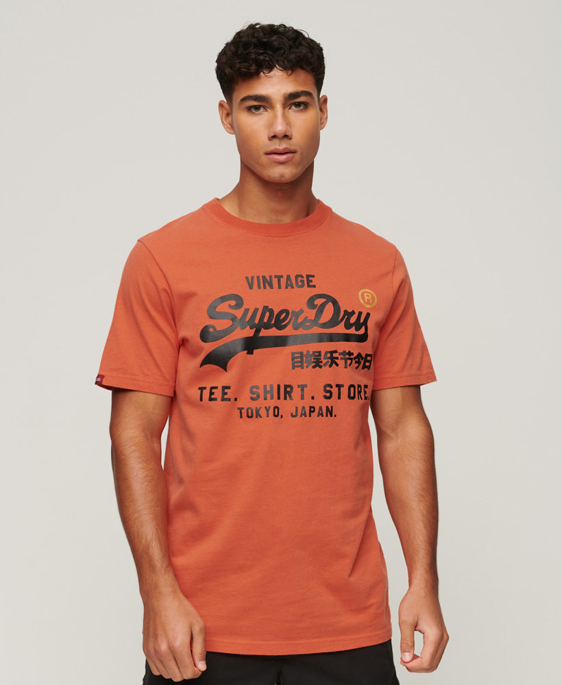 Vintage Logo Store Classic T-Shirt - Havana Orange