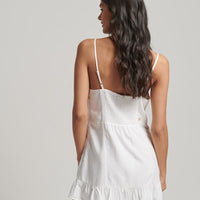 Vintage Cami Mini Dress - White