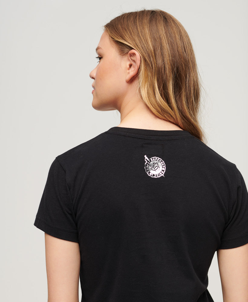Workwear Scripted Graphic T-Shirt - Black