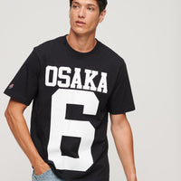 Osaka Logo Loose T-Shirt - Black