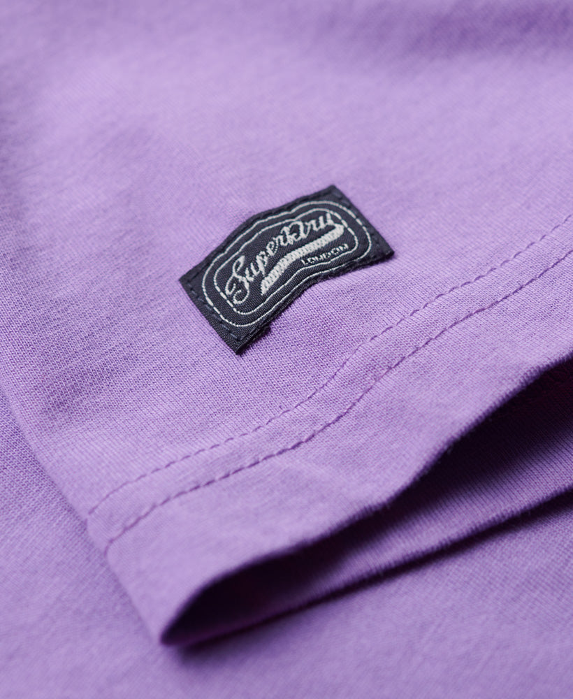 Tonal Embroidered Logo T-Shirt - Electric Purple
