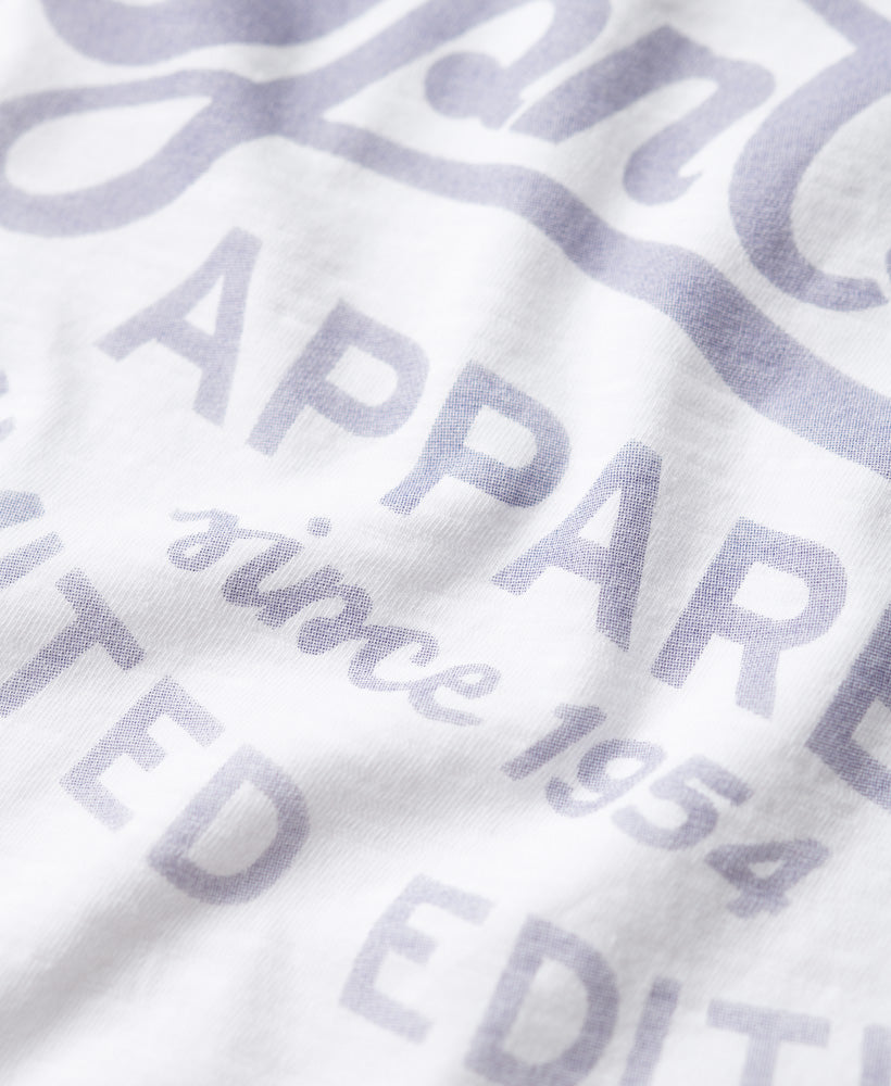 Archive Script Graphic T-Shirt - Optic Slub