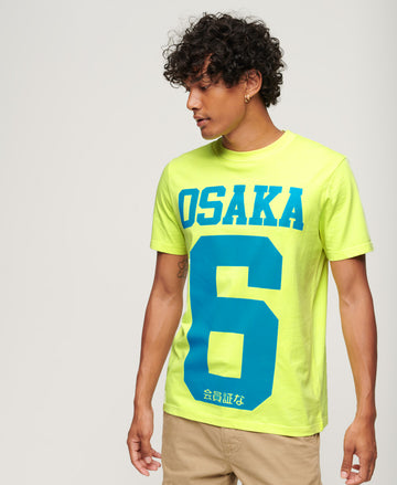 Osaka Neon Graphic T-Shirt - Fluro Lime