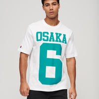 Osaka Logo Loose T-Shirt - Brilliant White