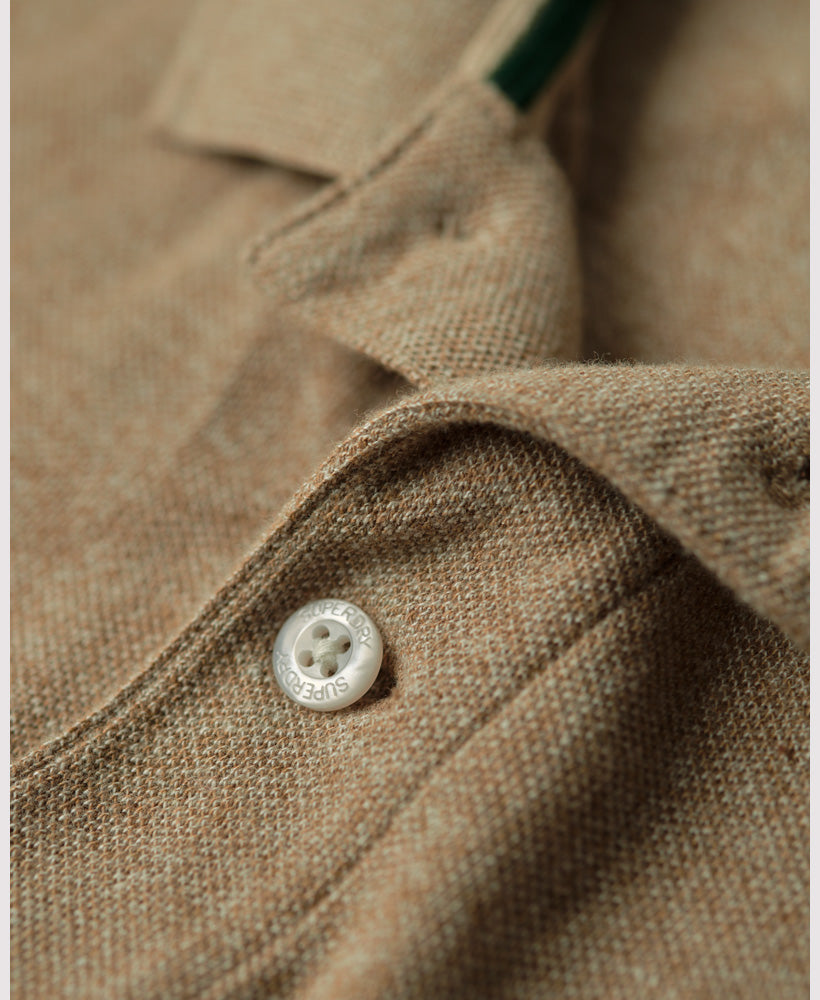 Superstate Polo Shirt - Tan Brown Fleck Marl